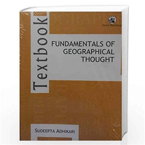 geographical thought by sudipta adhikary pdf